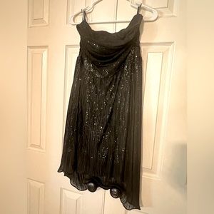 Express - Strapless Sequins Dress